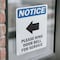 Signmission Please Ring Door Bell Sign With Symbol, 7 in W x Rectangle, Vinyl Decal OS-2PACK-NS-D-710-V-17582 - alternate 4